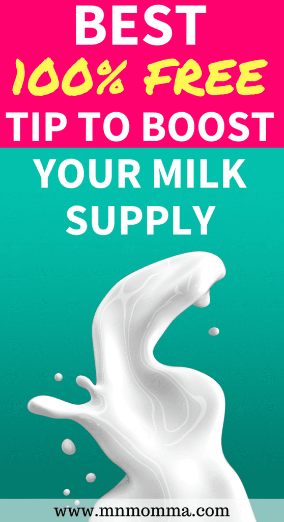 best free way to increase your milk supply overnight! Quickly increase your milk supply by manually expressing and pumping more milk!