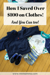 How I saved $100 on clothes