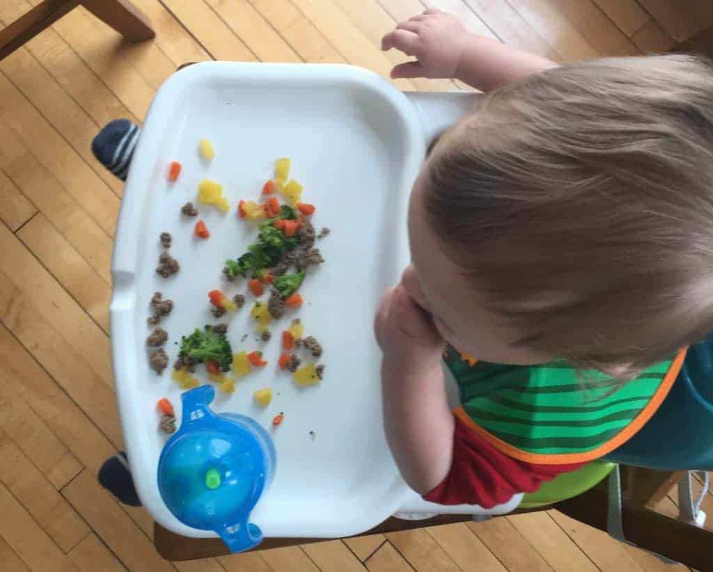 baby led weaning- toddler not eating vegetables