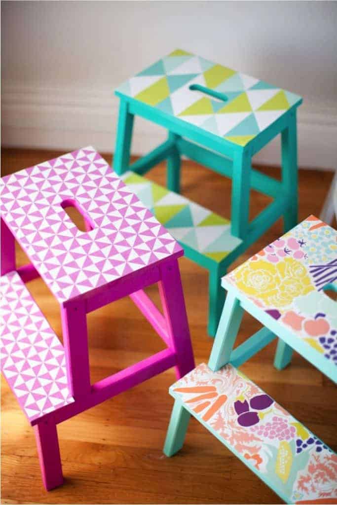 stools IKEA Nursery Hacks