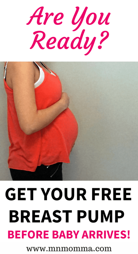 get your free breast pump before baby arrives - pregnant