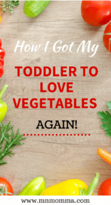 toddler won't eat vegetables - healthy snacks