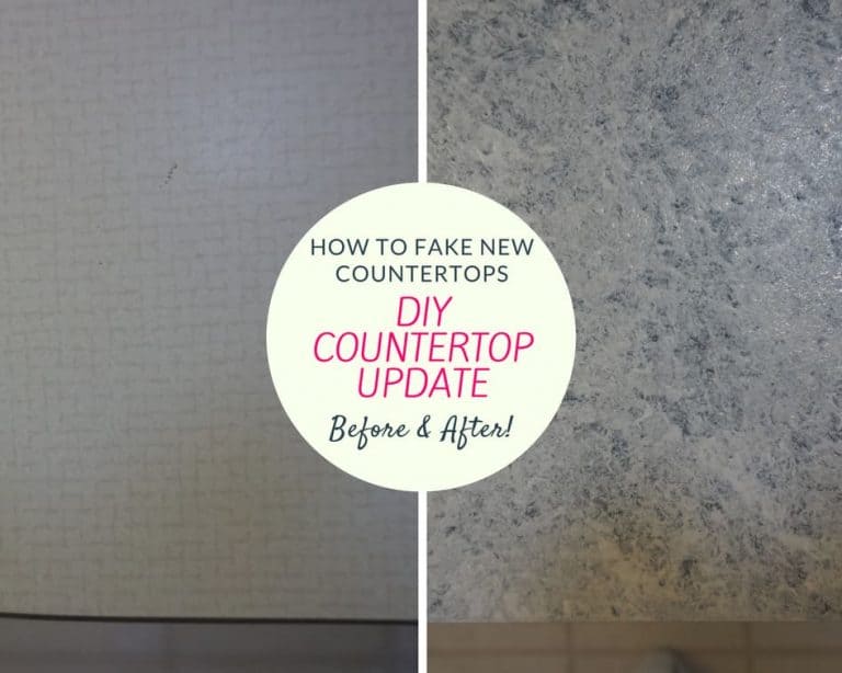 DIY Countertop Update: The Most Affordable Way to Fake New Countertops