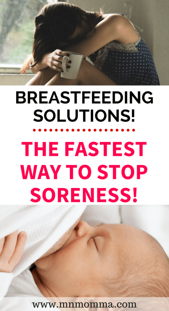 breastfeeding solutions to stopping sore nipples! What to do when you're sore from breastfeeding