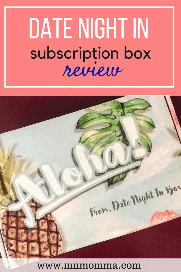 Date Night in Box Subscription Review! Check out the products included in the Date Night In Box and find out if the Date Night In Box is for you! Great date ideas to your door every month!