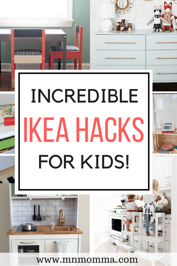 The best IKEA hacks for kids rooms! DIY your child's room on a budget with these amazing IKEA hacks for kids!