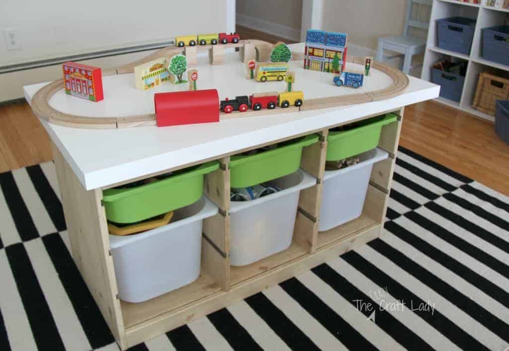 Ikea hacks for kids - train table