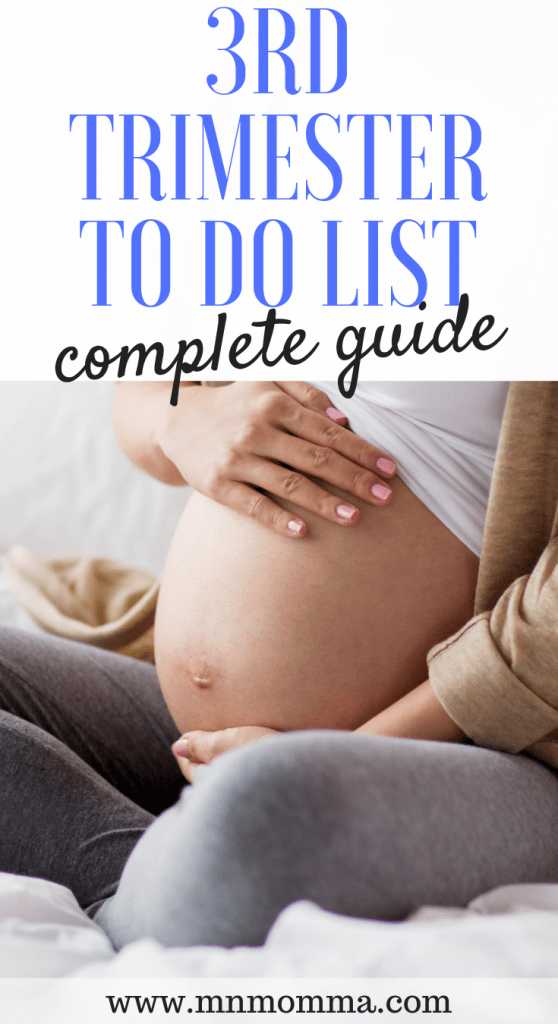 weekly third trimester checklist