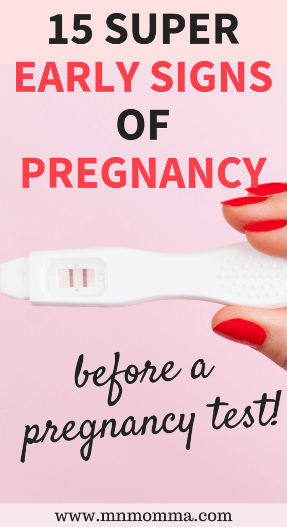 Early Signs of Pregnancy - before a pregnancy test
