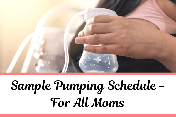 Sample Pumping Schedule – For All Pumping Moms
