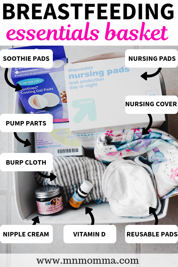 Breastfeeding Station and Care Kit - What to Put in Your Breastfeeding Basket