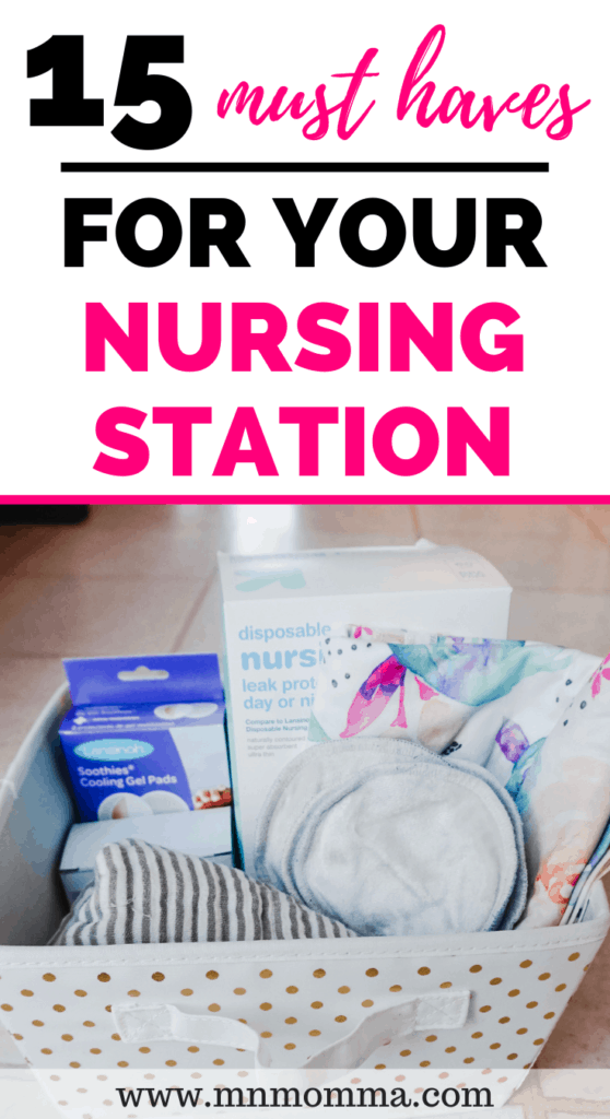 Must haves for your nursing and breastfeeding station