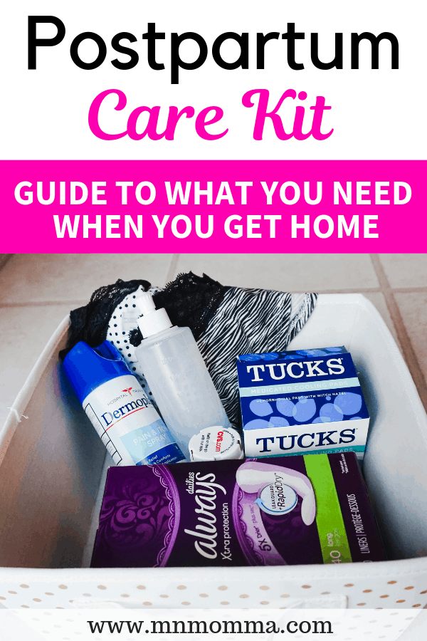Postpartum Care Kit Ideas