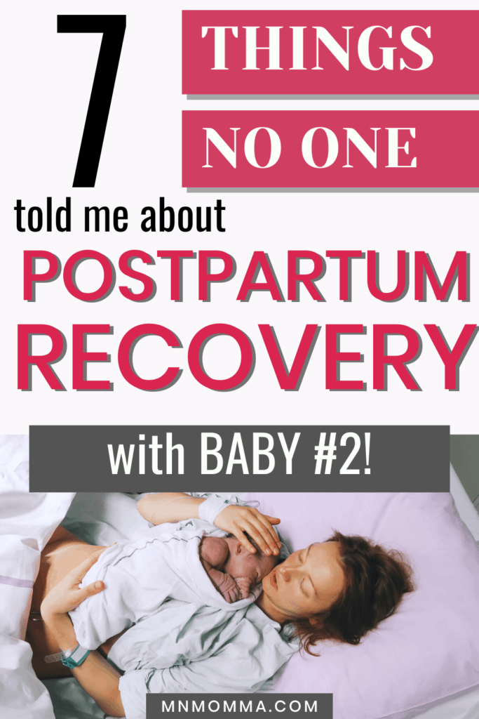 Postpartum Recovery Tips with Baby #2 - What no one told me!