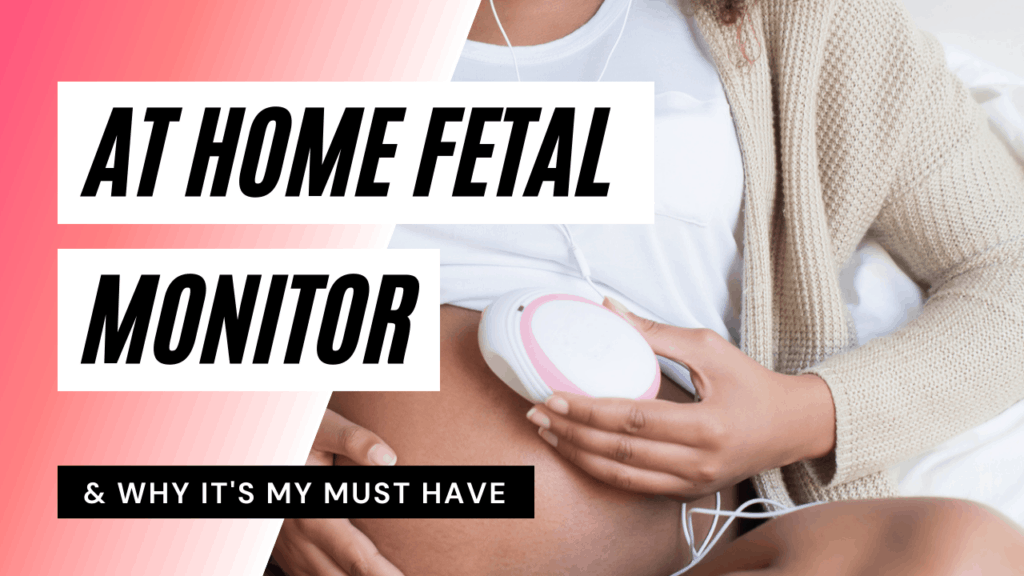 At Home Fetal Monitor for baby's heartbeat