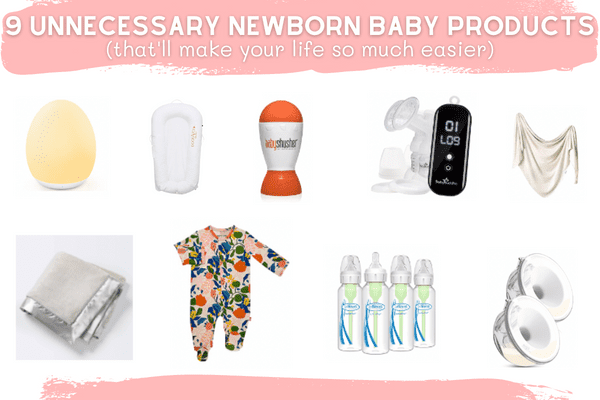 unnecessary newborn baby products that you'll love