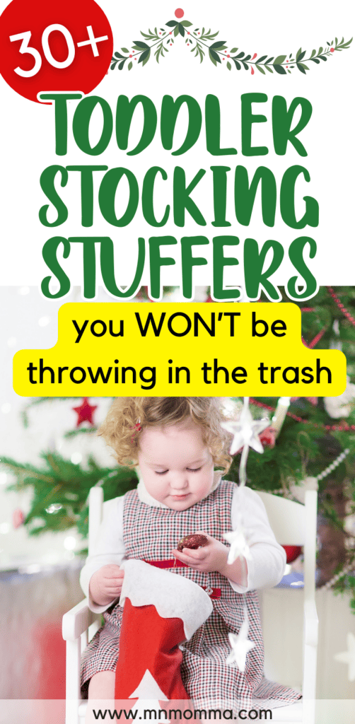 non candy stocking stuffers ideas for toddlers 2-3 years old this Christmas