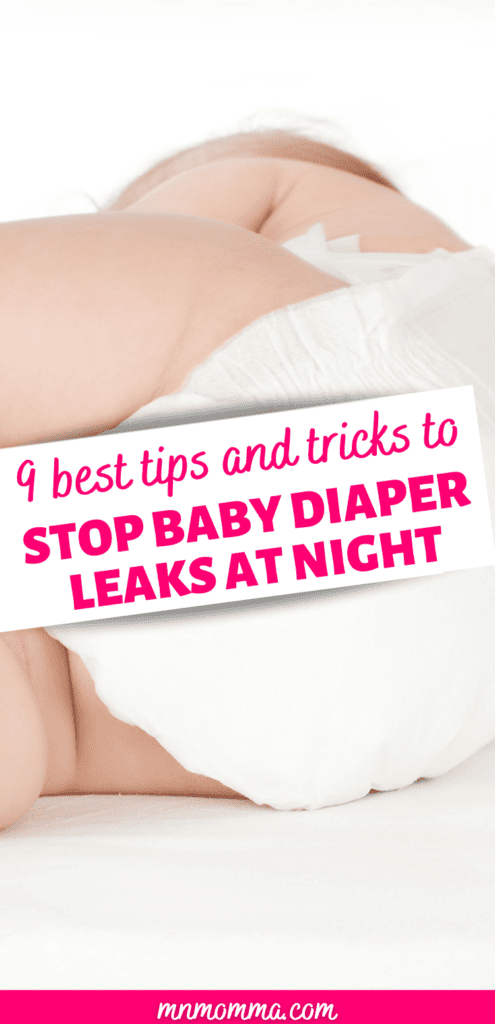 best tip and tricks to stop baby diaper leaks at night