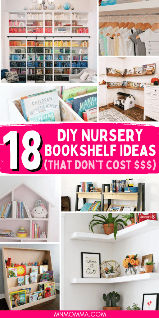 diy nursery bookshelf ideas