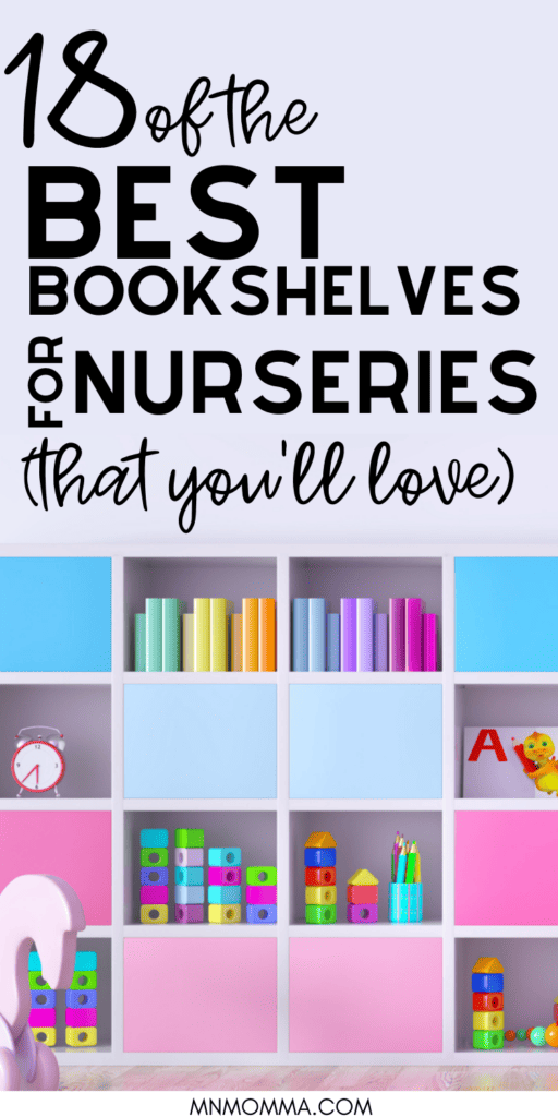 18 best bookshelves for nurseries