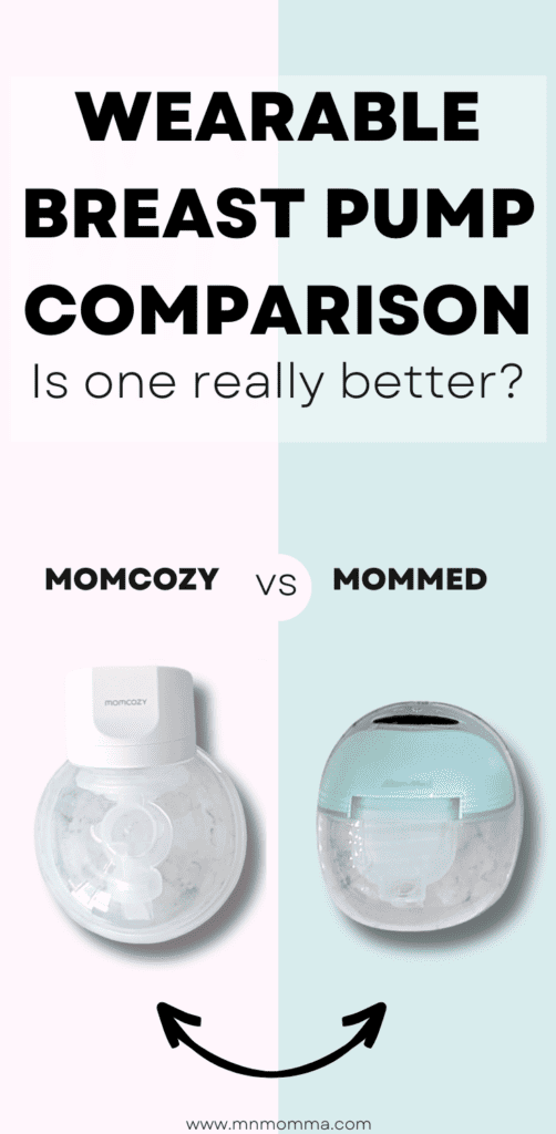 momcozy vs mommed best affordable wearable breast pump comparison