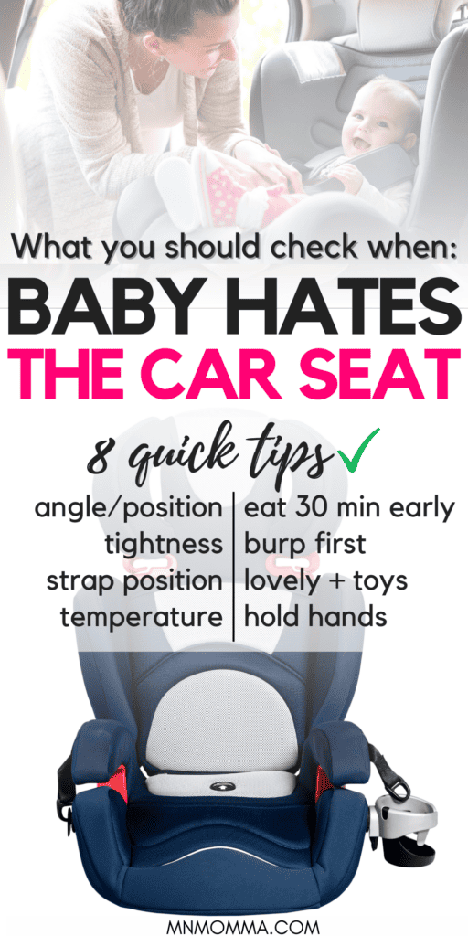 8 quick tips for when baby hates the car seat