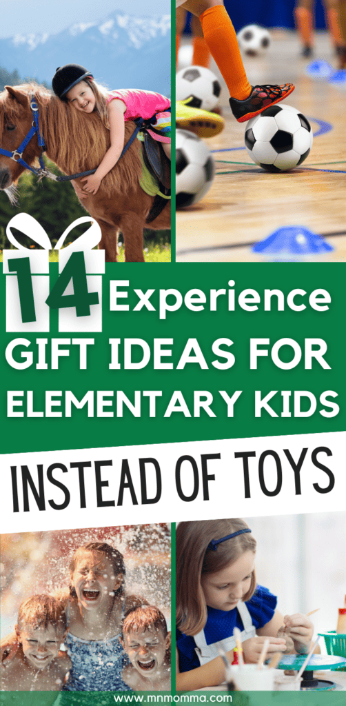 best experience christmas gifts for elementary kids instead of toys