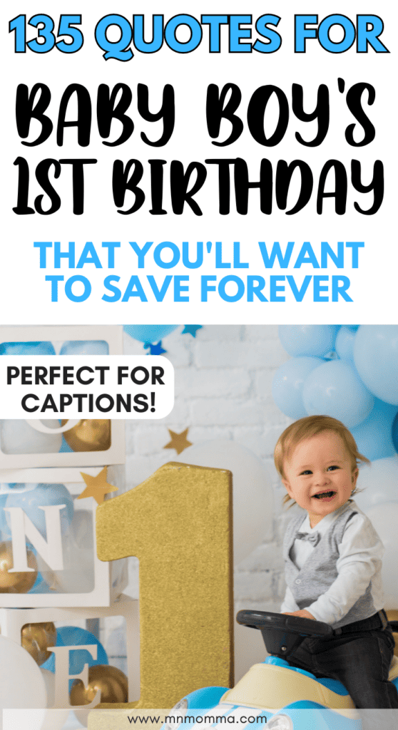 sons first birthday quotes