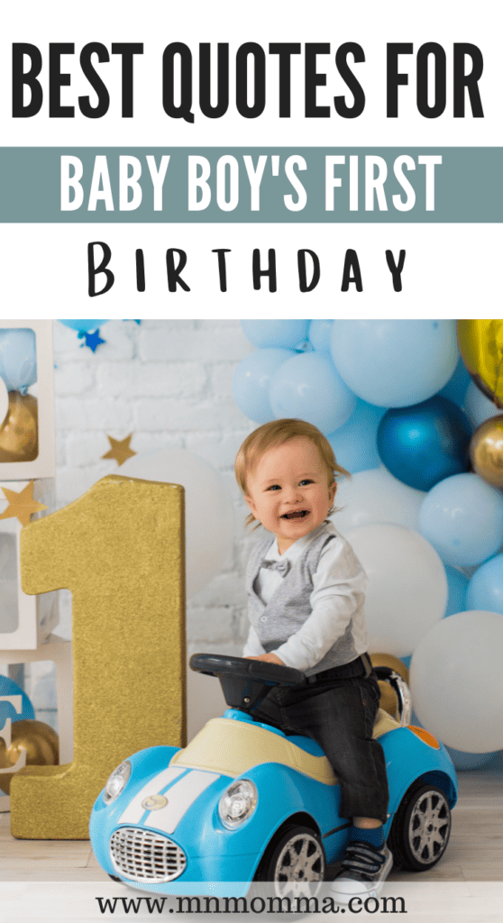 first birthday wishes to son from mom