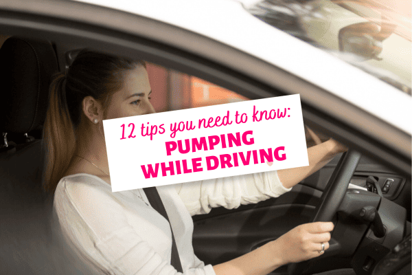 woman pumping while driving
