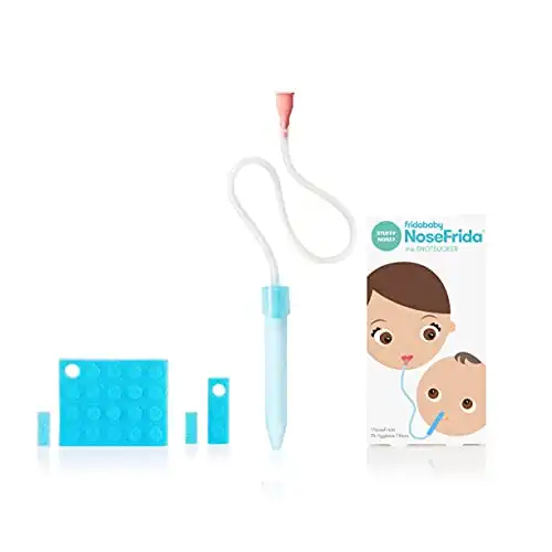 Baby Nasal Aspirator NoseFrida the Snotsucker with 24 Extra Hygiene Filters by Frida Baby