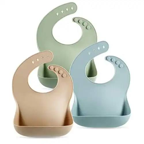Cute Silicone Bibs for Babies & Toddlers