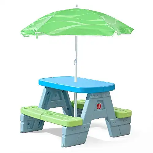Step2 Sun & Shade Umbrella Kids Picnic Table