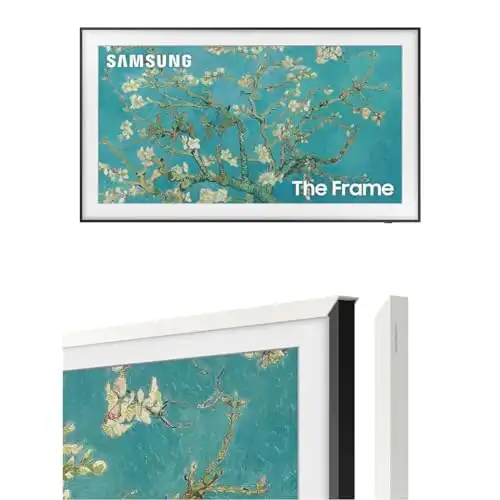 SAMSUNG The Frame 50” TV with White Bezel