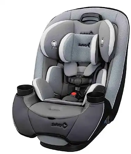 Safety 1st Crosstown All-in-One Convertible Car Seat, Rear-Facing 5-40 pounds, Forward-Facing 22-65 pounds, and Belt-Positioning Booster 40-100 pounds, Seal