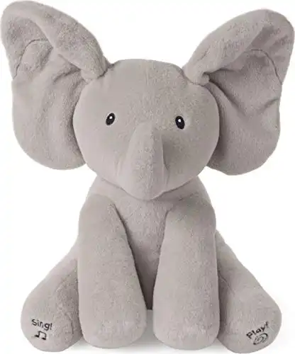 Baby GUND Animated Flappy The Elephant Stuffed Animal Plush, Gray, 12
