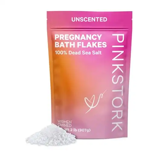 Pink Stork Pregnancy Bath Flakes
