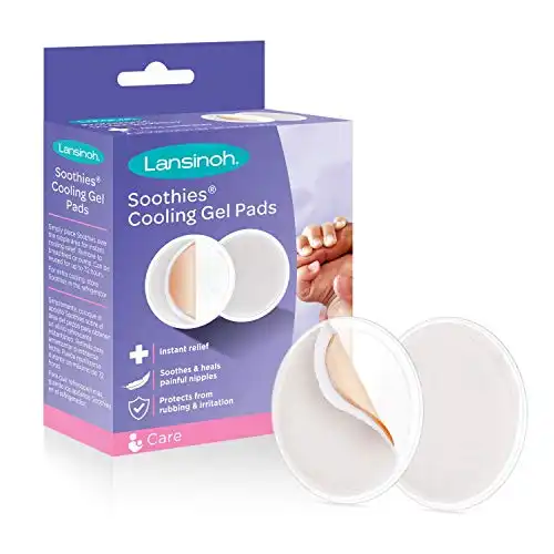 Lansinoh Soothies Breast Gel Pads for Breastfeeding and Nipple Relief, 2 Pads