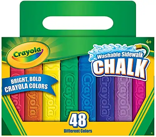Crayola 48 Count Sidewalk Chalk
