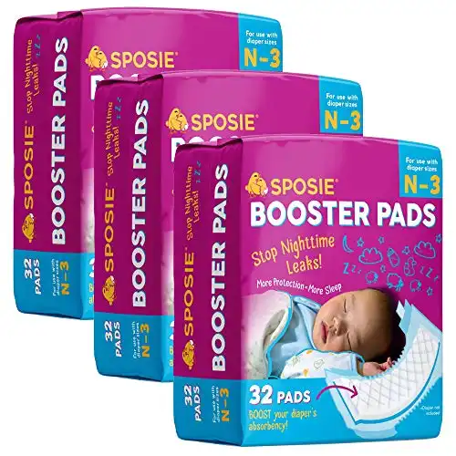 Sposie Diaper Booster Pads - Diaper Pads Inserts Overnight