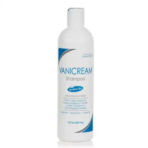 Vanicream Shampoo – pH Balanced Mild Formula Effective For All Hair Types and Sensitive Scalps - Free of Fragrance, Lanolin, and Parabens – 12 Fl Oz