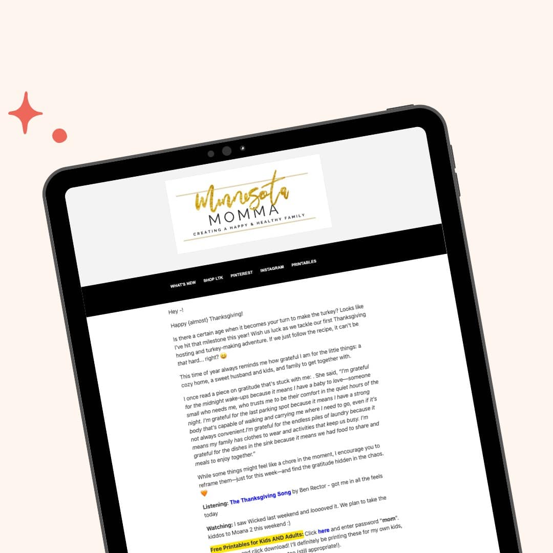 Blog Minnesota Momma