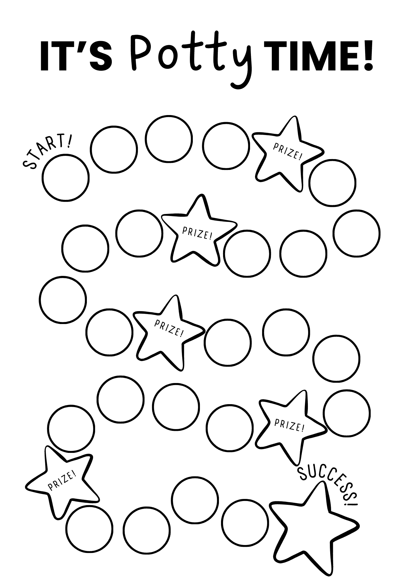 Free Potty Sticker Chart – A Fun Way to Make Potty Training Easier!