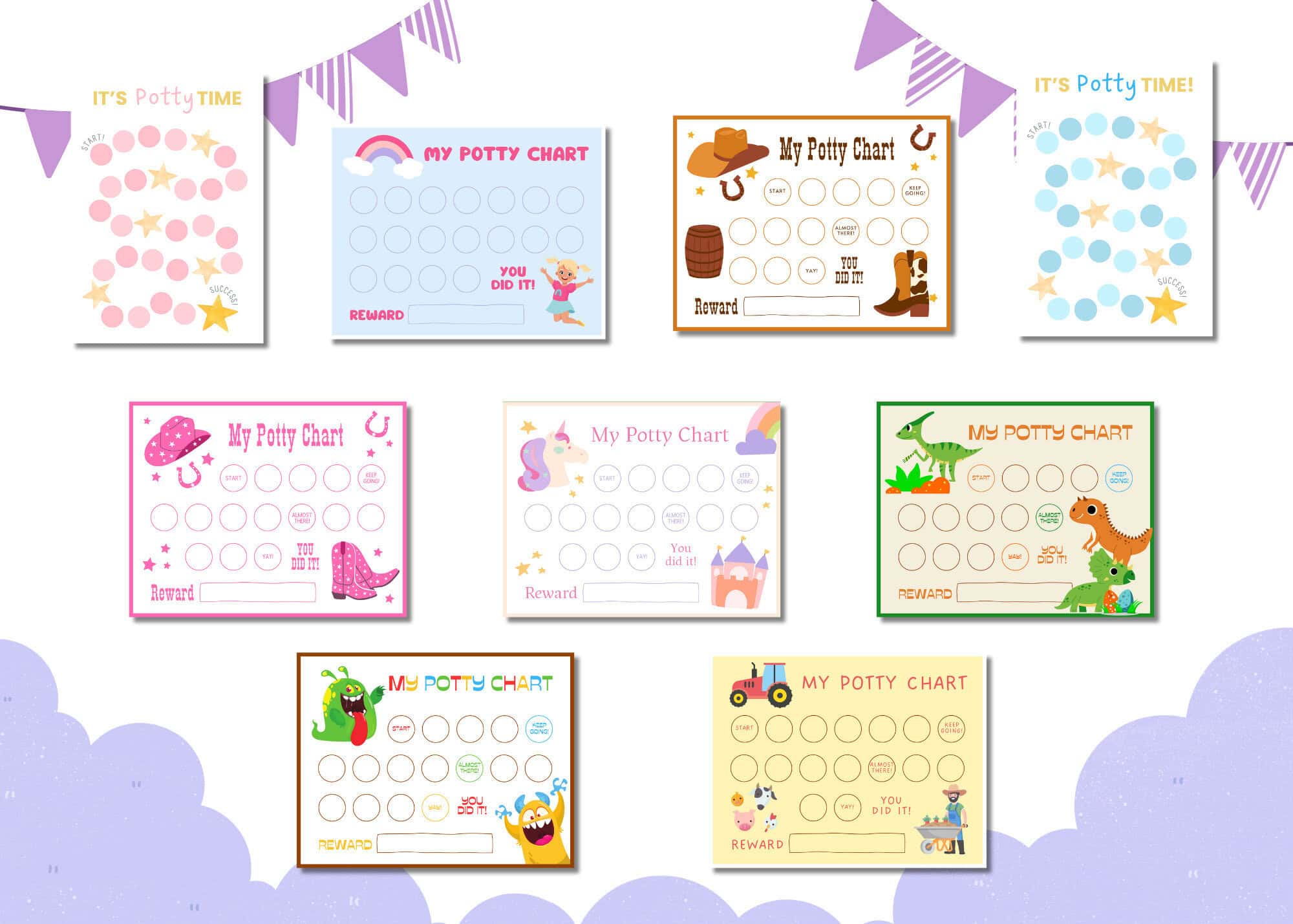 Potty Training Charts