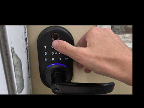 Yamiry Fingerprint Smart Knob: Keyless Entry Door Lock with Keypad