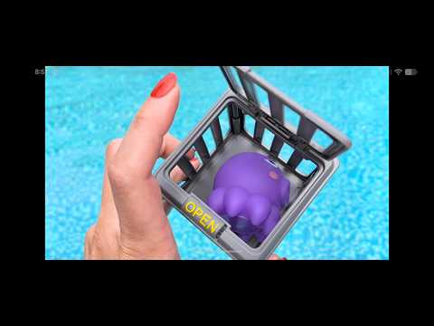 Funscape Kids Pool Diving Toys: Dive Game for Bath and Pool with Fish Box