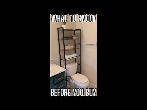 Is this 4-Tier Over-the-Toilet Storage Rack with One-Piece Wooden Shelves and Open Net Basket?