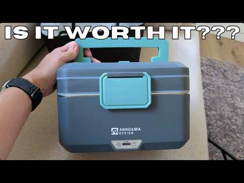 Annie & Mia Design Electric Lunch Box: 100W, 3.5L, 2-Layer Portable Warmer