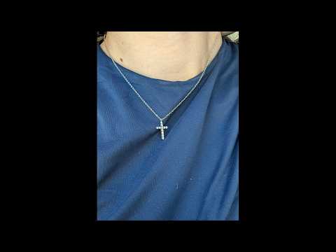 Is this Liya Gems Cross Necklace with 5A Zirconia Pendant (16–18 inch)