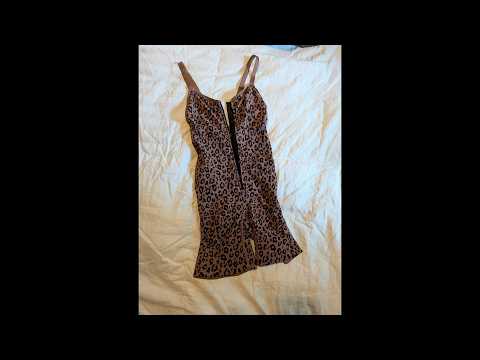 ShaperX Women’s Shapewear Bodysuit: Seamless Zip-Up Tummy Control